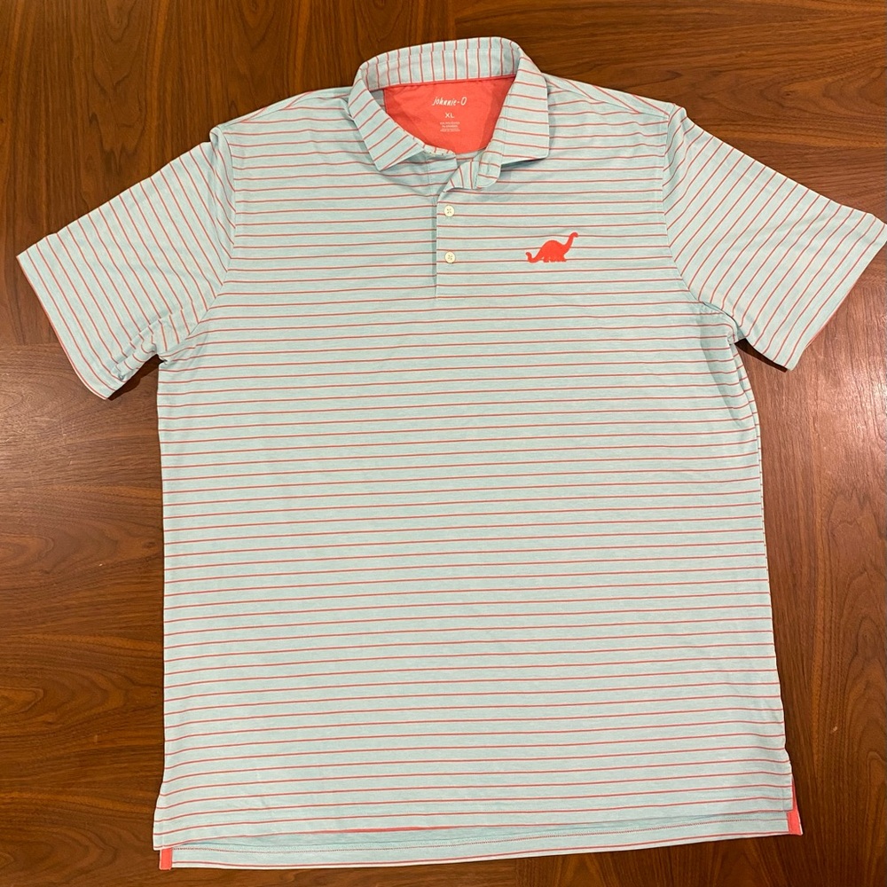 Johnnie-O Performance Polo Size XL Dino